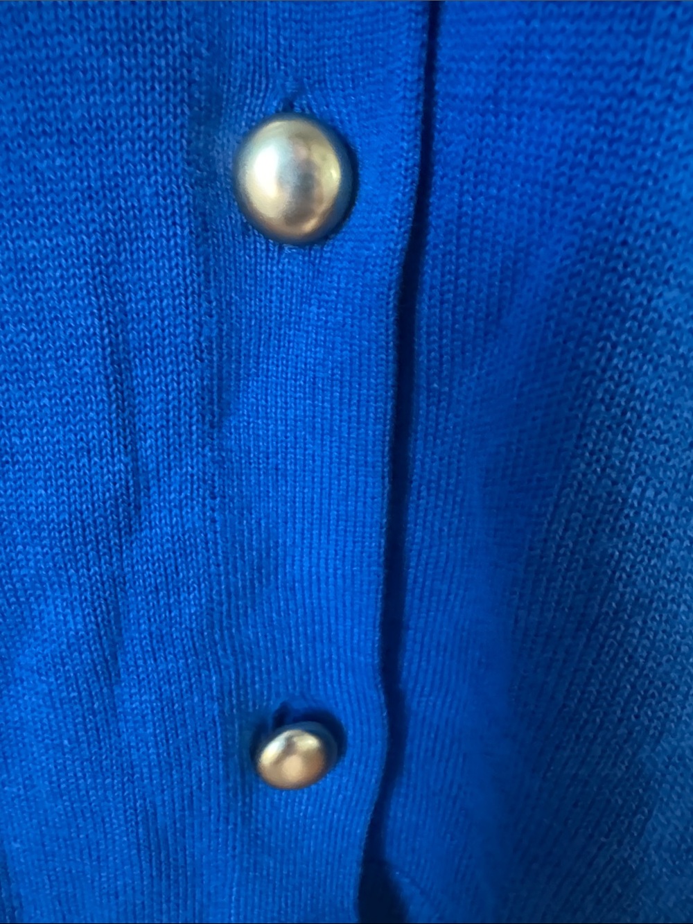 Blue Lemon-Print Short-Sleeve Cardigan - Picture 5 of 9